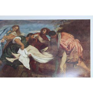 Titian Print The Entombment Vintage 54933